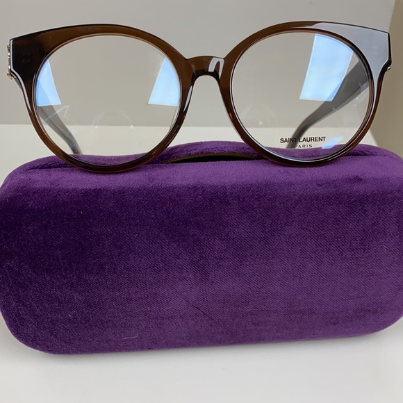 Yves Saint Laurent Logo Oversized Eyeglasses - Picture 7 of 9